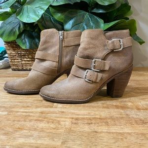 DV by Dolce Vita suede nude booties.